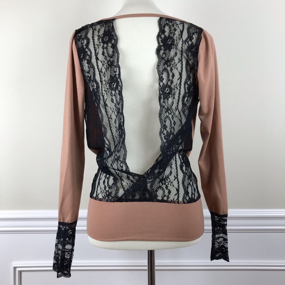 Miss Chievous | Long sleeve Backless Top - Picture 1 of 5